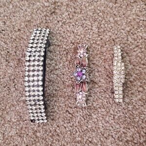 Rhinestone And Jewels Decorative Hair Clips